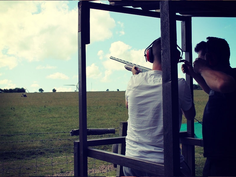 Laser Clay Pigeon Shooting and Paintball Experience