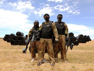 Half Day Paintballing Experience incl 100 paintballs in Cardiff