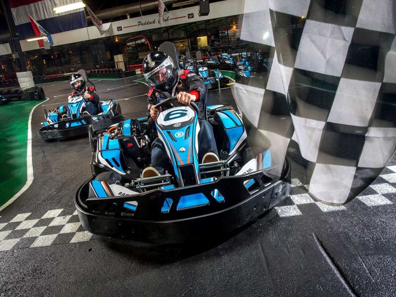 Indoor Go-Karting Experience (Grand Prix) with Return Transfers