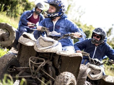 Quads Biking, Blind Driving and Clay Pigeon Shooting Experience in Bristol