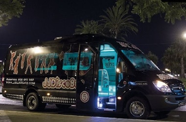 Return Airport Transfer - Mini Disco Bus in Benidorm