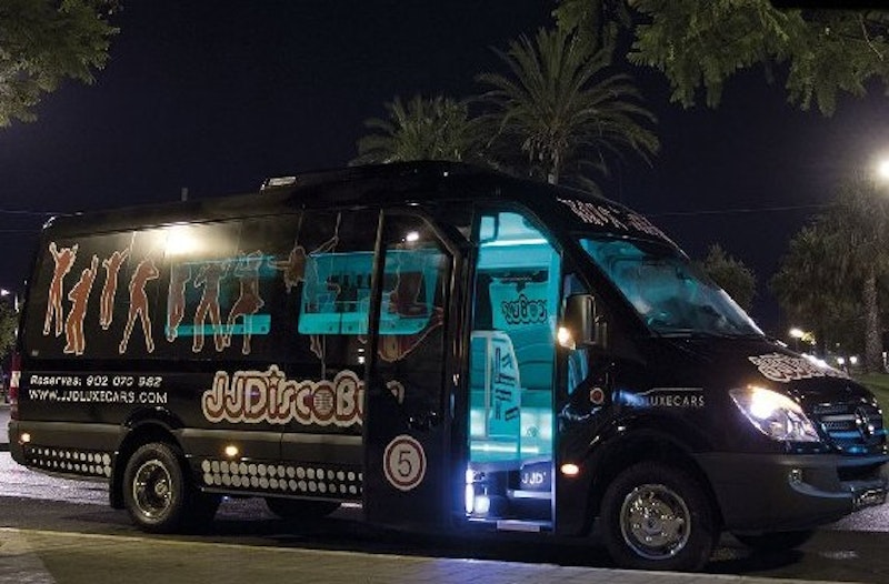 Return Airport Transfer - Mini Disco Bus