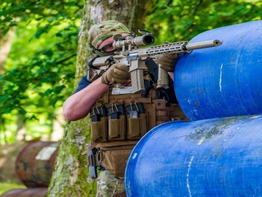 Full Day Paintballing inc. 500 paintballs in Edinburgh