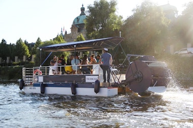 Premium Beer Cycle Boat in Prague