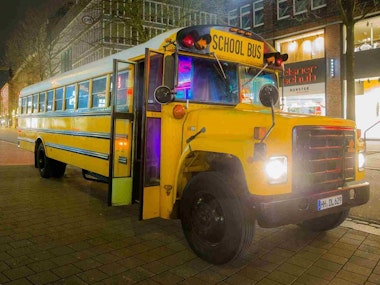 American School Party Bus in Hamburg