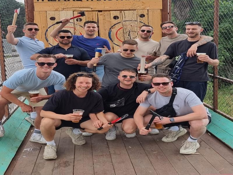 Axe Throwing With Beers