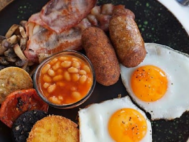 English Breakfast in Budapest