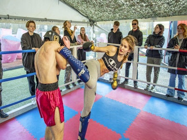 Kick Ass by a Girl in Prague