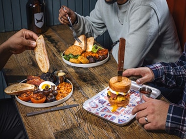 Breakfast at BrewDog Waterloo in London