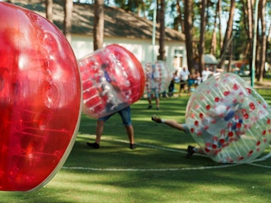 Bubble football in Madrid
