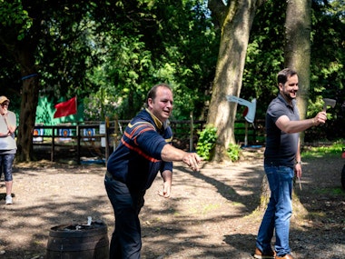 Highland Games & Axe's in Edinburgh