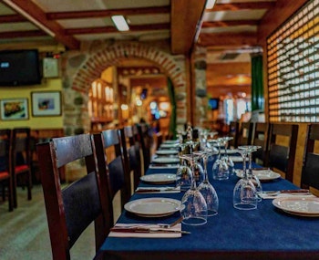 Burger meal in Barcelona