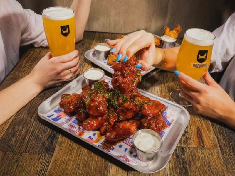 Wings & Beers at BrewDog