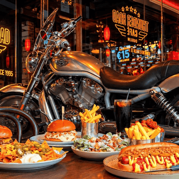 Three course meal at Thunder Road