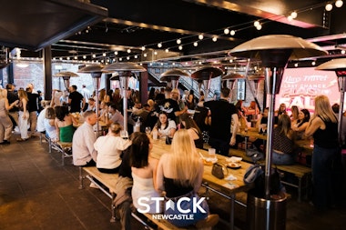Stack Bench Booking Including Food and Drink in Newcastle