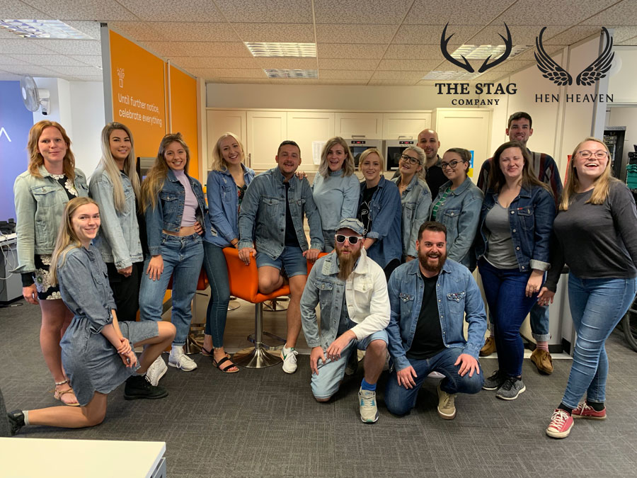 The Stag Company and Hen Heaven team supporting Jeans for Genes 2019