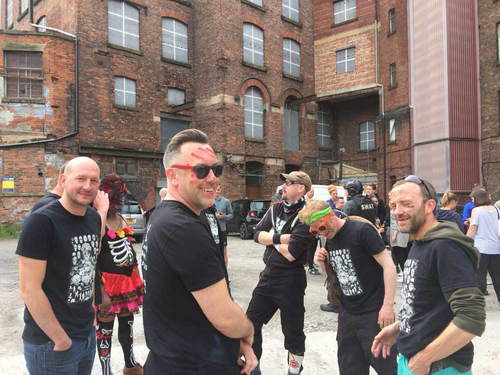Stag group stitch up the groom with hilarious zombie fancy dress costume